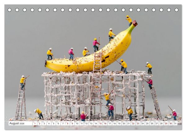 Produktbild: Miniatur-Universum: Ein Jahr in kleinen Welten (Tischkalender 2026 DIN A5 quer), CALVENDO Monatskalender
