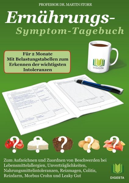 Produktbild: Ernährungs-Symptom-Tagebuch für 2 Monate