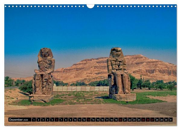 Produktbild: Zwischen Luxor und Qena - antikes &Auml;gypten am Nil (Wandkalender 2026 DIN A3 quer), CALVENDO Monatskalender