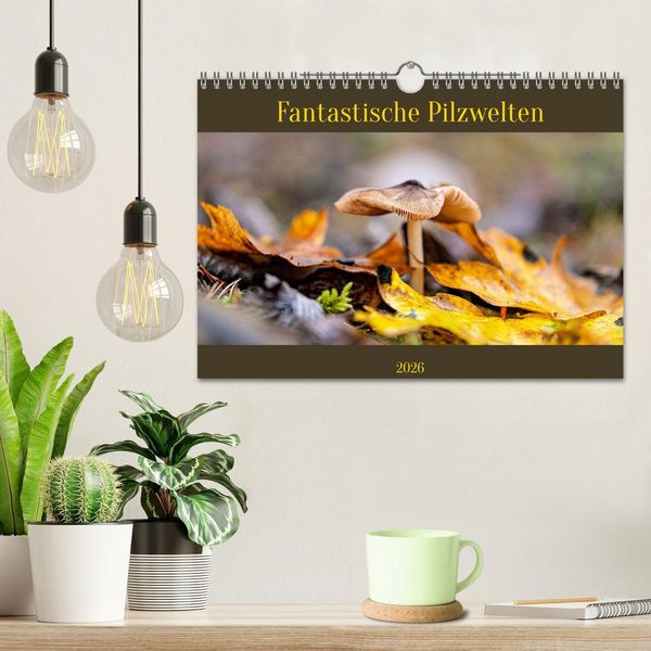Produktbild: Fantastische Pilzwelten (Wandkalender 2026 DIN A4 quer), CALVENDO Monatskalender