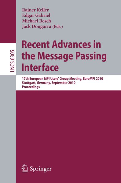 Produktbild: Recent Advances in the Message Passing Interface