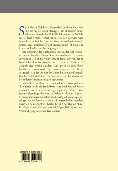 Produktbild: Landkreis Karlsruhe und Sha&rsquo;ar HaNegev