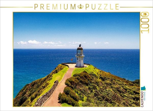 Produktbild: CALVENDO Puzzle Der Leuchtturm am Cape Reinga | 1000 Teile Lege-Gr&ouml;&szlig;e 64x48cm Foto-Puzzle f&uuml;r gl&uuml;ckliche Stunden