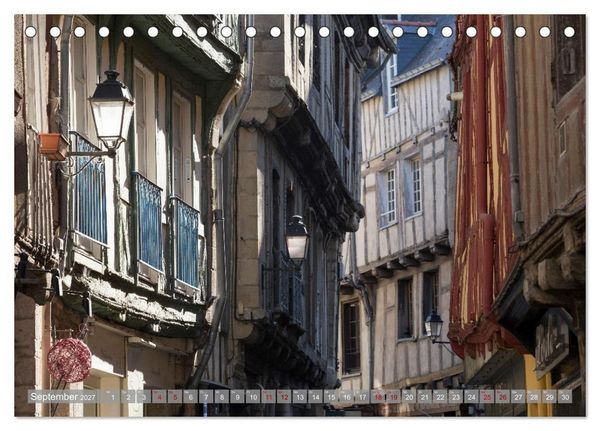 Produktbild: Momente einer Reise - Bretagne (Tischkalender 2027 DIN A5 quer), CALVENDO Monatskalender