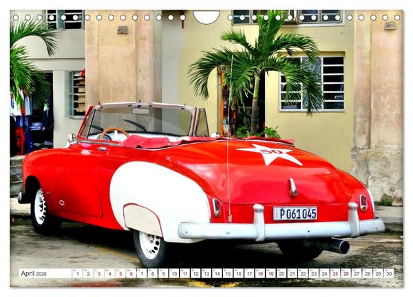 Produktbild: Chevy '50 - Mit 75 unterwegs in Kuba (Wandkalender 2026 DIN A4 quer), CALVENDO Monatskalender
