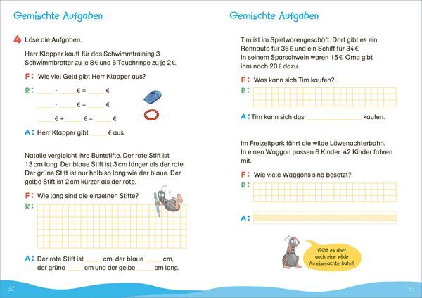 Produktbild: Fit f&uuml;r Textaufgaben 2. Klasse. Mein &Uuml;bungsheft