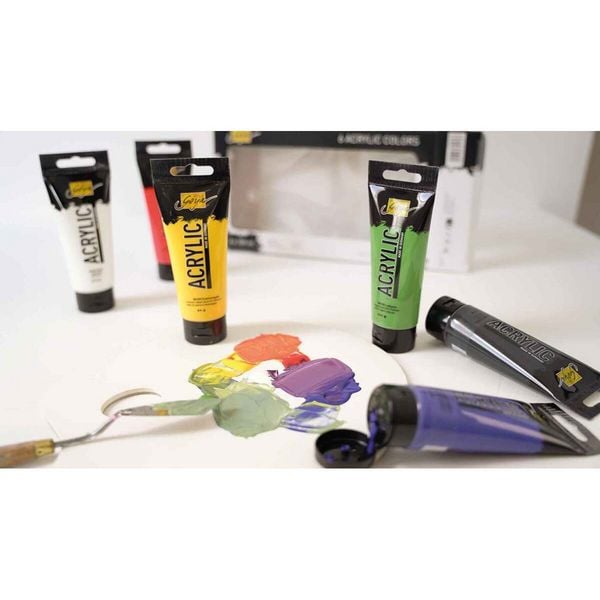 Produktbild: KREUL SOLO GOYA Acrylic 100 ml Tuben 6er Set