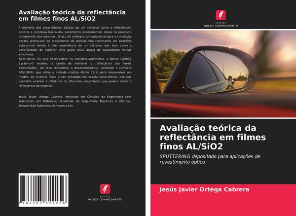 Produktbild: Avalia&ccedil;&atilde;o te&oacute;rica da reflect&acirc;ncia em filmes finos AL/SiO2