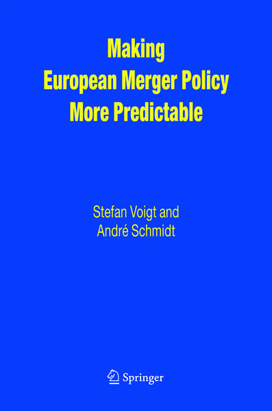 Produktbild: Making European Merger Policy More Predictable