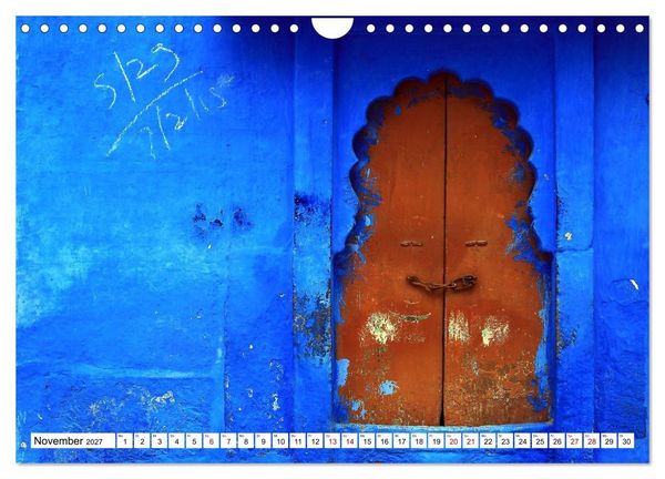 Produktbild: Farbenfrohes Indien (Wandkalender 2027 DIN A4 quer), CALVENDO Monatskalender