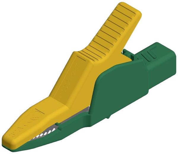 Produktbild: Hirschmann Test & Measurement AK 2 B 2540 I ge/gn Sicherheits-Abgreifklemme Steckanschluss 4 mm CAT II 1000 V Gelb