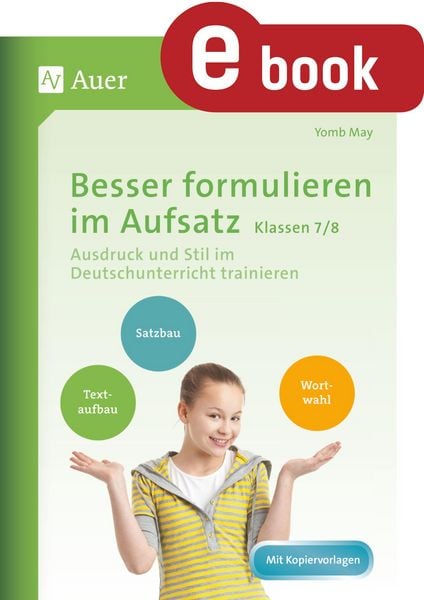 Produktbild: Besser formulieren im Aufsatz Klassen 7-8