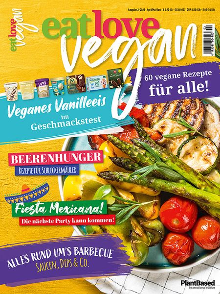 Eat Love Vegan 02 April/Mai/Juni: Das Magazin - 60 vegane Rezepte für alle!, Sonstige von Heel Verlag, Heel, 978-3-96664-763-2