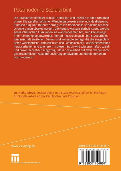Produktbild: Postmoderne Sozialarbeit