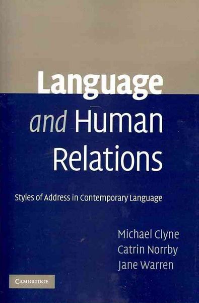 Produktbild: Language and Human Relations