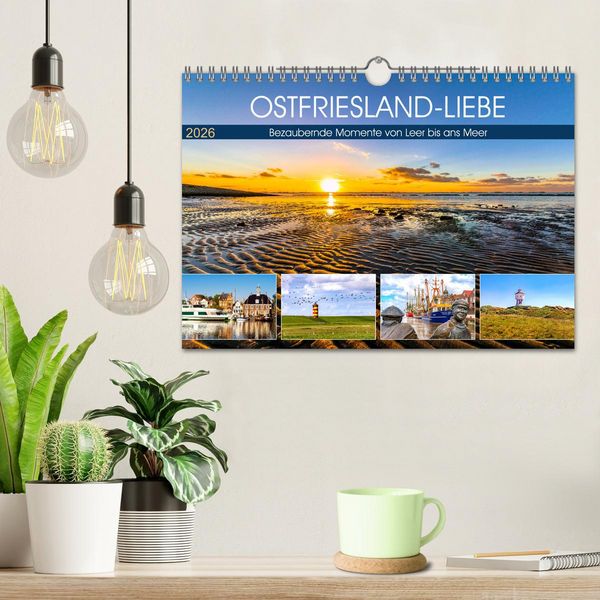 Produktbild: OSTFRIESLAND-LIEBE (Wandkalender 2026 DIN A4 quer), CALVENDO Monatskalender