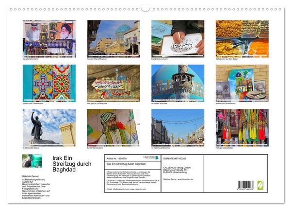 Produktbild: Irak Ein Streifzug durch Baghdad (Wandkalender 2026 DIN A2 quer), CALVENDO Monatskalender