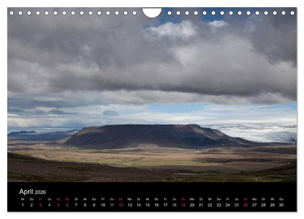 Produktbild: Island - Iceland - &Iacute;sland (Wandkalender 2026 DIN A4 quer), CALVENDO Monatskalender