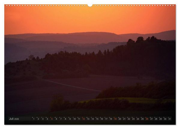 Produktbild: Zauberhafte Abendstimmung (hochwertiger Premium Wandkalender 2026 DIN A2 quer), Kunstdruck in Hochglanz