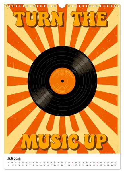 Produktbild: Feel the Groove &ndash; Funk & Soul Vintage (Wandkalender 2026 DIN A3 hoch), CALVENDO Monatskalender