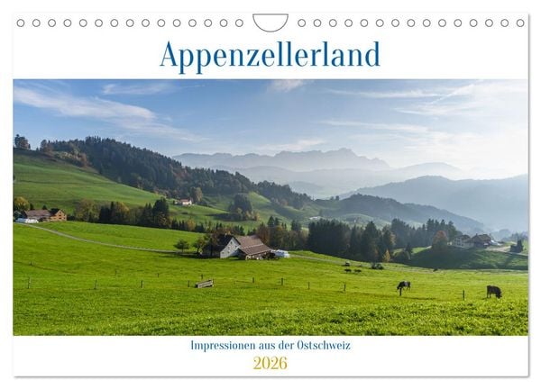 Produktbild: Appenzellerland (Wandkalender 2026 DIN A4 quer), CALVENDO Monatskalender