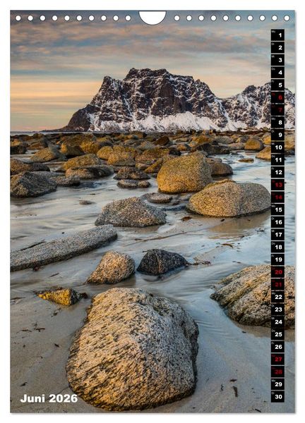 Produktbild: Lofoten. Poetische Landschaften (Wandkalender 2026 DIN A4 hoch), CALVENDO Monatskalender