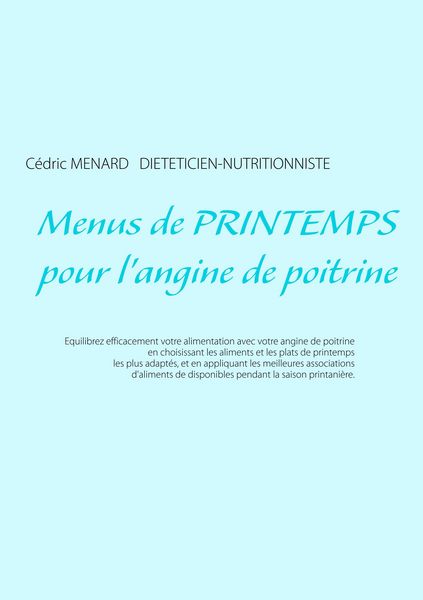 Produktbild: Menus de printemps pour l'angine de poitrine