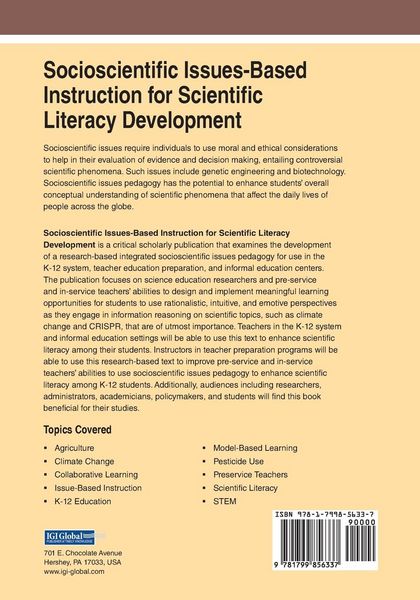 Produktbild: Socioscientific Issues-Based Instruction for Scientific Literacy Development