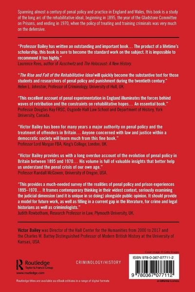 Produktbild: The Rise and Fall of the Rehabilitative Ideal, 1895-1970