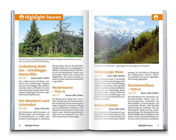Produktbild: KOMPASS Wanderf&uuml;hrer Allg&auml;uer Alpen, einfache Wanderungen, 35 Touren mit Extra-Tourenkarte