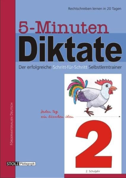 5-Minuten-Diktate 2. Schuljahr, Geheftet von Karin Pfeiffer, Stolz, 978-3-89778-017-0