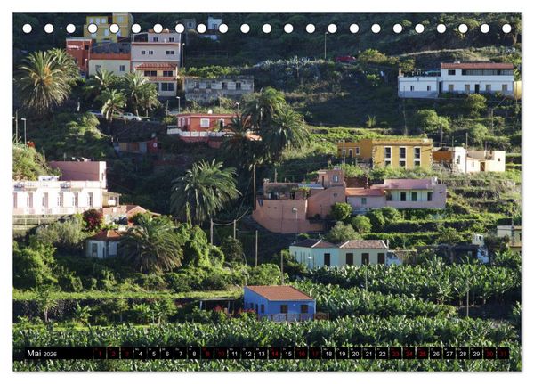 Produktbild: La Gomera - Ansichten und Aussichten (Tischkalender 2026 DIN A5 quer), CALVENDO Monatskalender