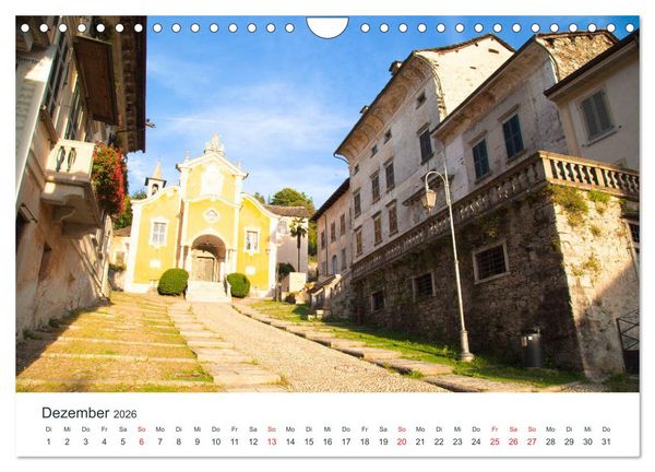 Produktbild: Mediterraneo - Lago di Como, Lago Maggiore, Lago d'Orta (Wandkalender 2026 DIN A4 quer), CALVENDO Monatskalender
