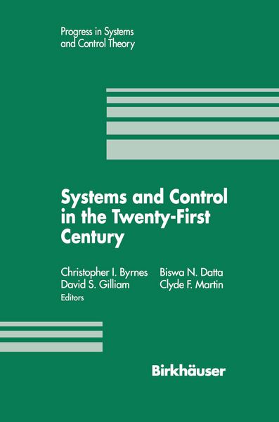 Produktbild: Systems and Control in the Twenty-First Century