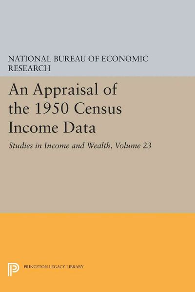 Produktbild: An Appraisal of the 1950 Census Income Data, Volume 23