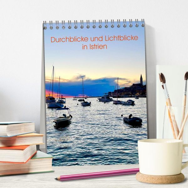 Produktbild: Durchblicke und Lichtblicke in Istrien (Tischkalender 2027 DIN A5 hoch), CALVENDO Monatskalender