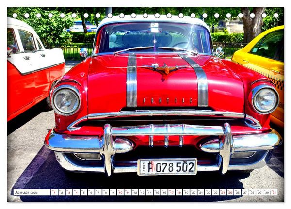 Produktbild: PONTIAC '55 (Tischkalender 2026 DIN A5 quer), CALVENDO Monatskalender