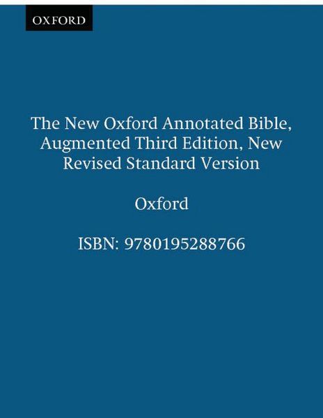 Produktbild: New Oxford Annotated Bible-NRSV-Augmented