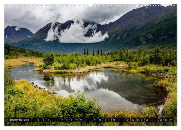 Produktbild: Alaska - Farben und Licht (hochwertiger Premium Wandkalender 2026 DIN A2 quer), Kunstdruck in Hochglanz
