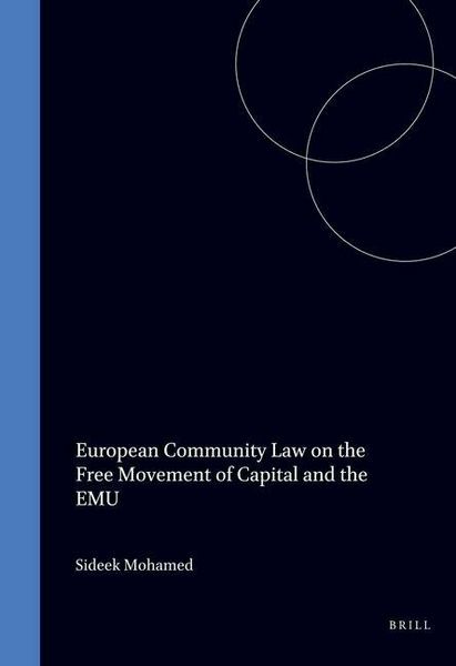 Produktbild: European Community Law on the Free Movement of Capital and EMU