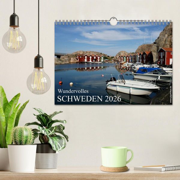 Produktbild: Wundervolles Schweden 2026 (Wandkalender 2026 DIN A4 quer), CALVENDO Monatskalender