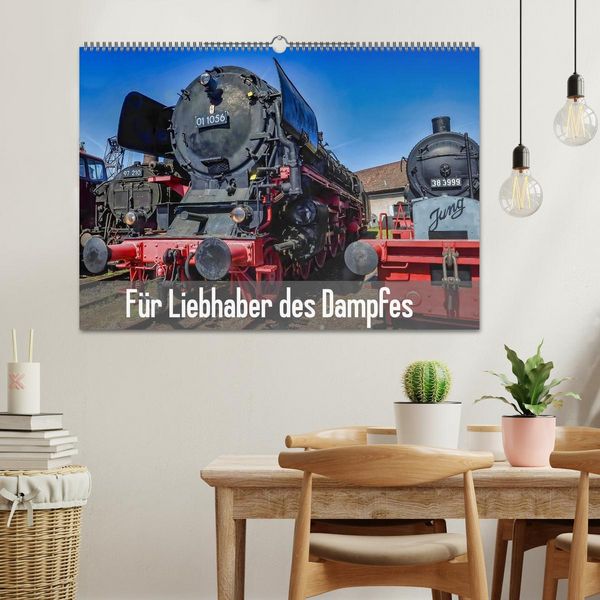Produktbild: F&uuml;r Liebhaber des Dampfes (Wandkalender 2026 DIN A2 quer), CALVENDO Monatskalender