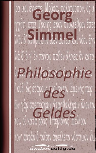 Produktbild: Philosophie des Geldes