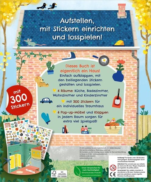 Produktbild: Mein gro&szlig;es Sticker-Spielhaus