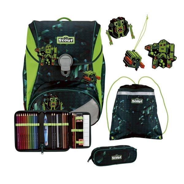 Produktbild: Scout Schulranzen Set Alpha, Schulranzen Set, 4tlg, Cubes