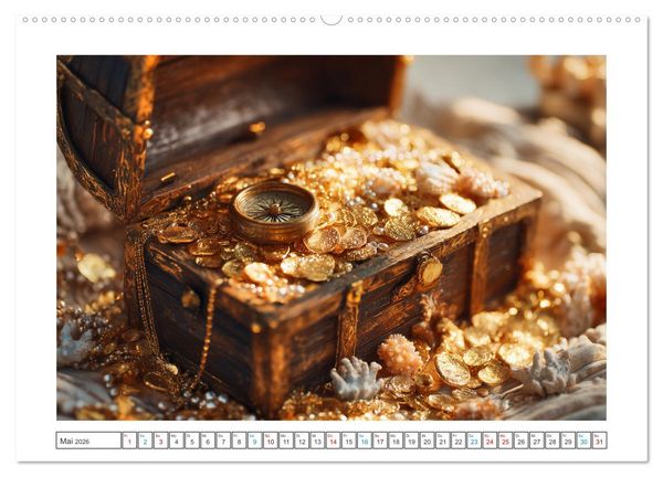 Produktbild: Jenseits des Horizonts (hochwertiger Premium Wandkalender 2026 DIN A2 quer), Kunstdruck in Hochglanz