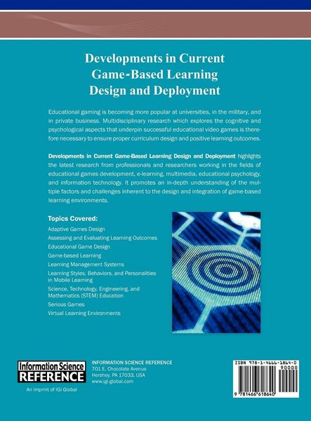 Produktbild: Developments in Current Game-Based Learning Design and Deployment