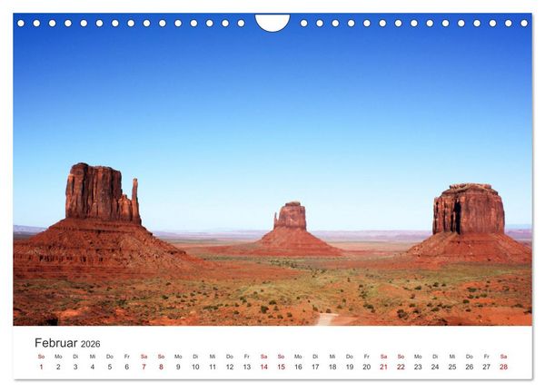 Produktbild: Arizona - Grand Canyon State (Wandkalender 2026 DIN A4 quer), CALVENDO Monatskalender