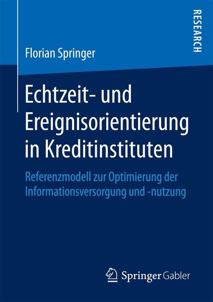 Produktbild: Echtzeit- und Ereignisorientierung in Kreditinstituten