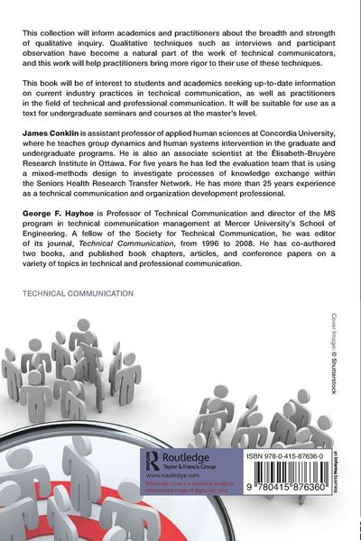 Produktbild: Qualitative Research in Technical Communication